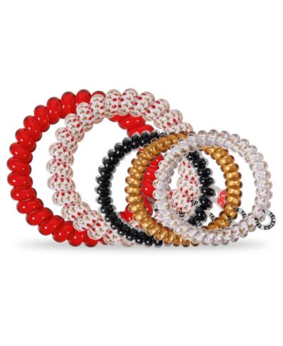Teleties Kentucky Derby 151 Mixed Hair Tie, Set of 5