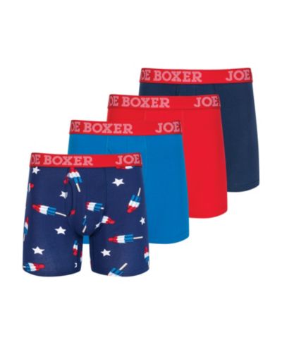 Мужской комплект боксеров Joe Boxer 4-Pack Stretch