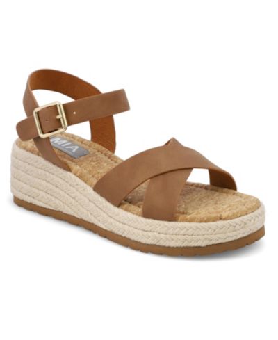 MIA Women's Nikky Espadrille Wedge Sandals
