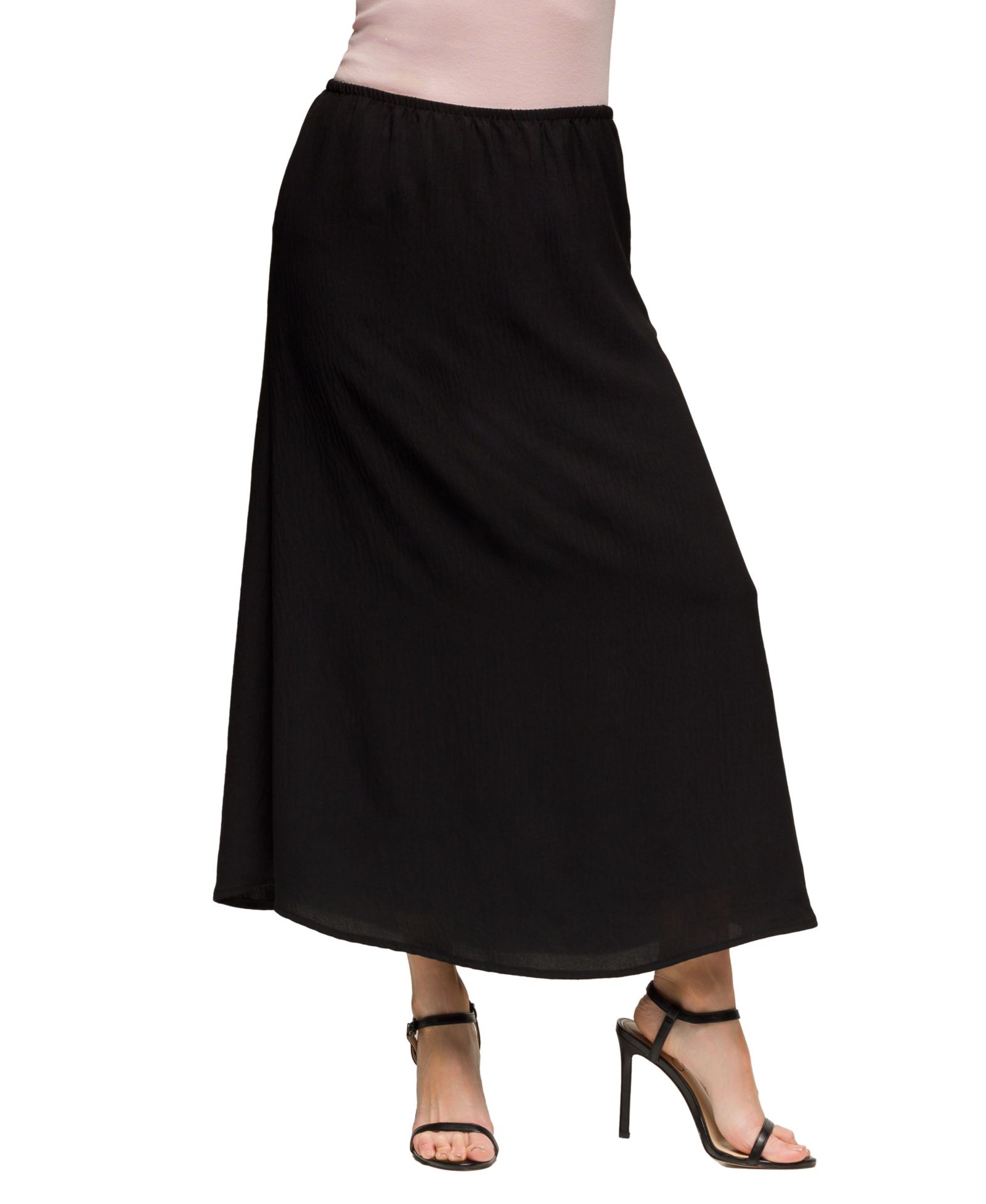 Макси-юбка 24seven Comfort Apparel Women's эластичный пояс A Line