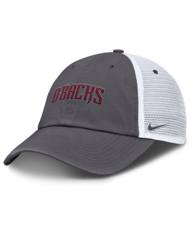 Nike Мужская кепка Arizona Diamondbacks Wordmark Club Adjustable Trucker, серая