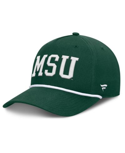 Fanatics Мужская кепка Michigan State Spartans Foul Ball Rope с регулировкой, зеленая