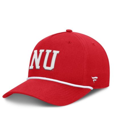 Fanatics Men's Scarlet Nebraska Huskers Foul Ball Rope Adjustable Hat