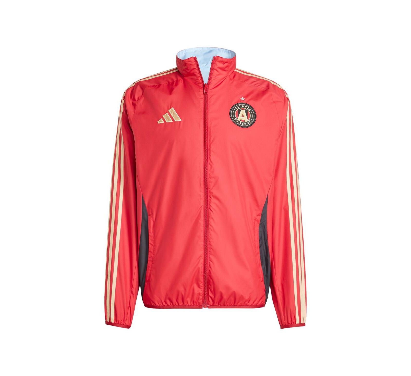 Adidas Men's Red Atlanta United FC 2025 Anthem Reversible Full-Zip Jacket