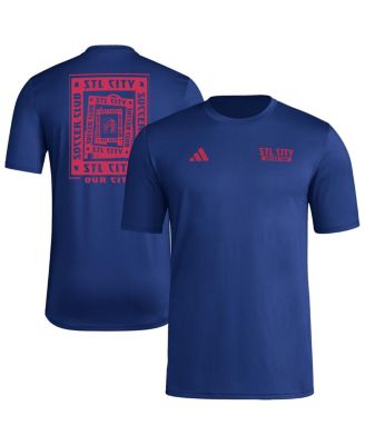 Мужская футболка Adidas St. Louis City SC Local Wrap, темно-синяя
