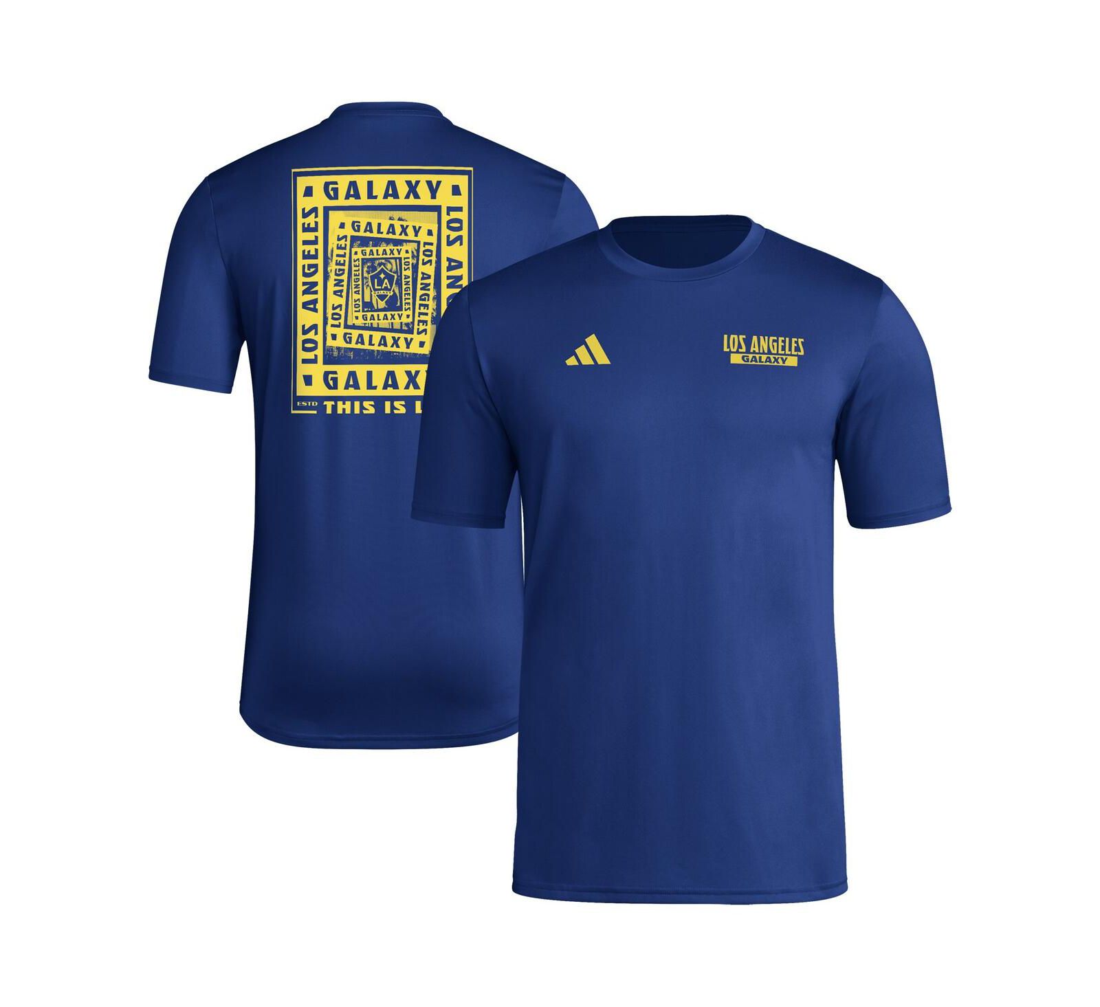 Adidas Men's Navy LA Galaxy Local Wrap T-Shirt