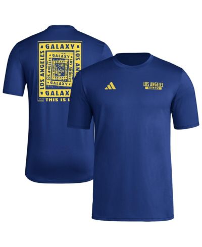 Мужская футболка Adidas Navy LA Galaxy Local Wrap