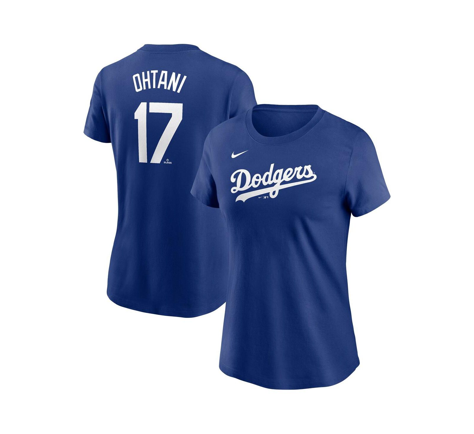 Футболка Nike Men's Shohei Ohtani Royal Los Angeles Dodgers 2024 Fuse Name & Number