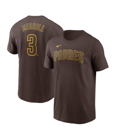 Nike футболка мужская Jackson Merrill San Diego Padres, коричневая