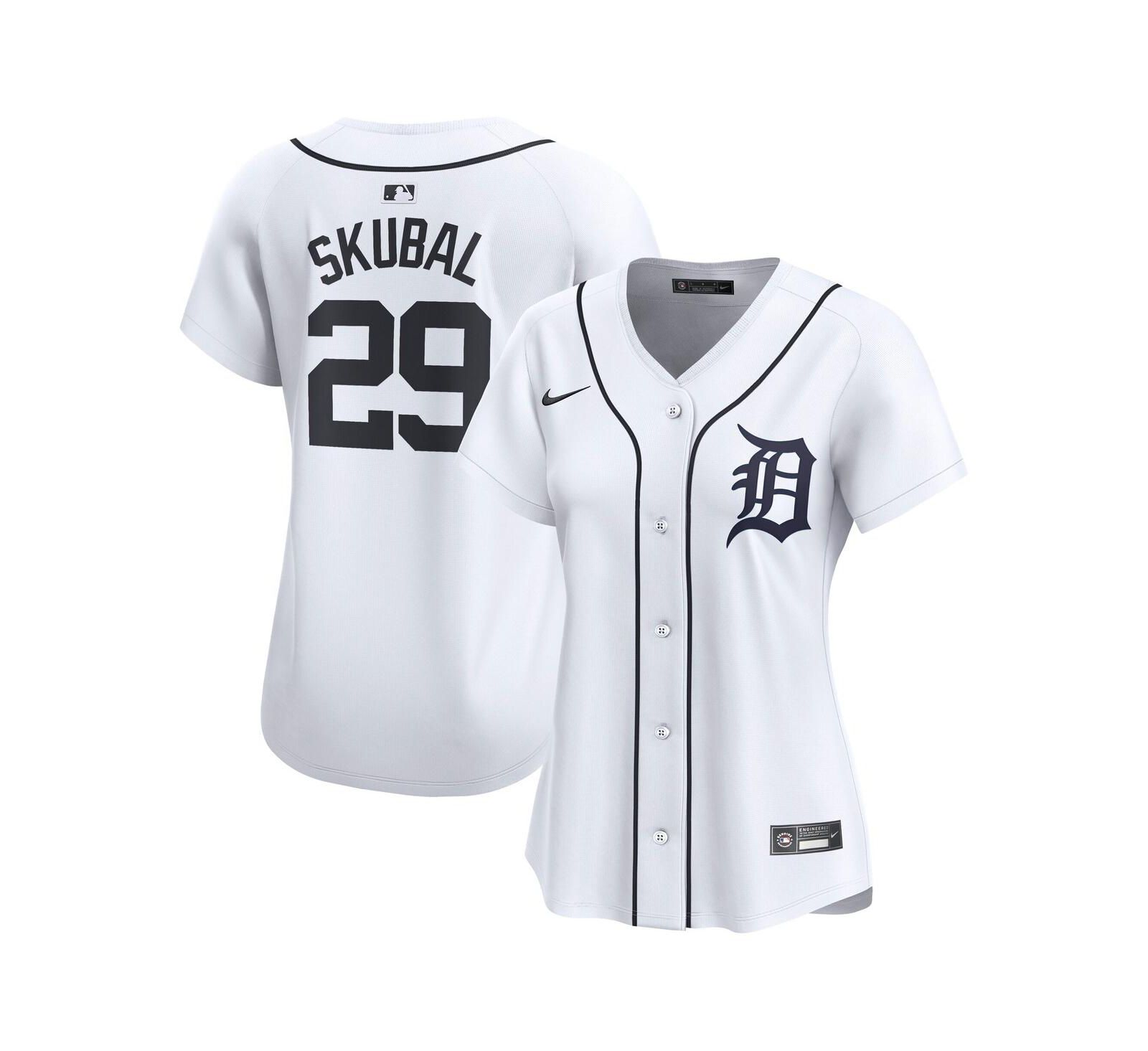 Nike Женская джерси Nike Tarik Skubal White Detroit Tigers Limited Player