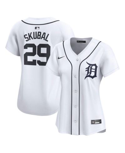 Nike Женская джерси Nike Tarik Skubal White Detroit Tigers Limited Player