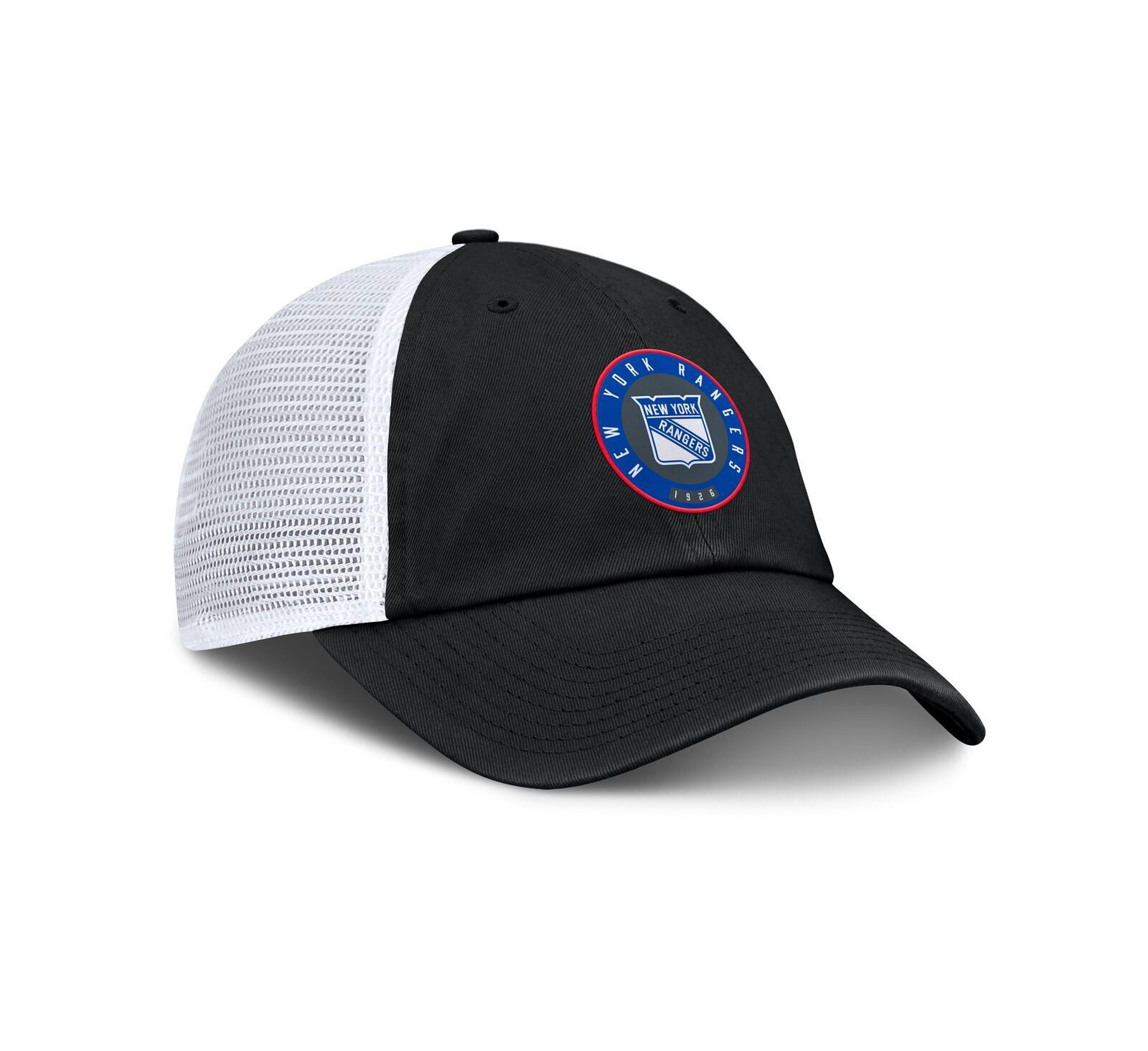 Мужская кепка Fanatics Black/Gray New York Rangers Averie Trucker Adjustable