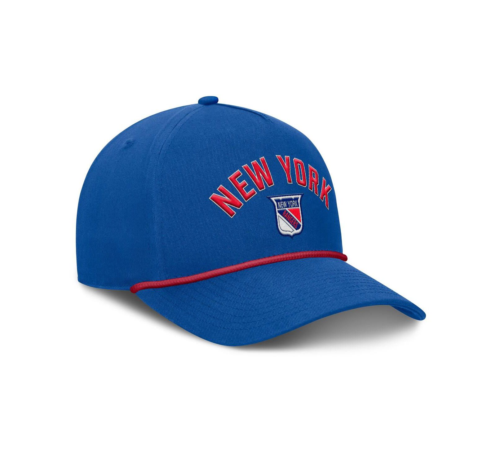 Мужская регулируемая кепка Fanatics New York Rangers Decades Collection A-Frame Rope, синяя