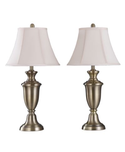 Набор из 2 настольных ламп StyleCraft Home Collection 30.5" Traditional Metal