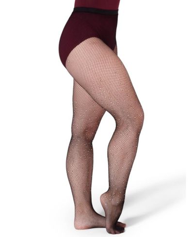 Женские колготки Capezio Women's All-Over Rhinestone Fishnet