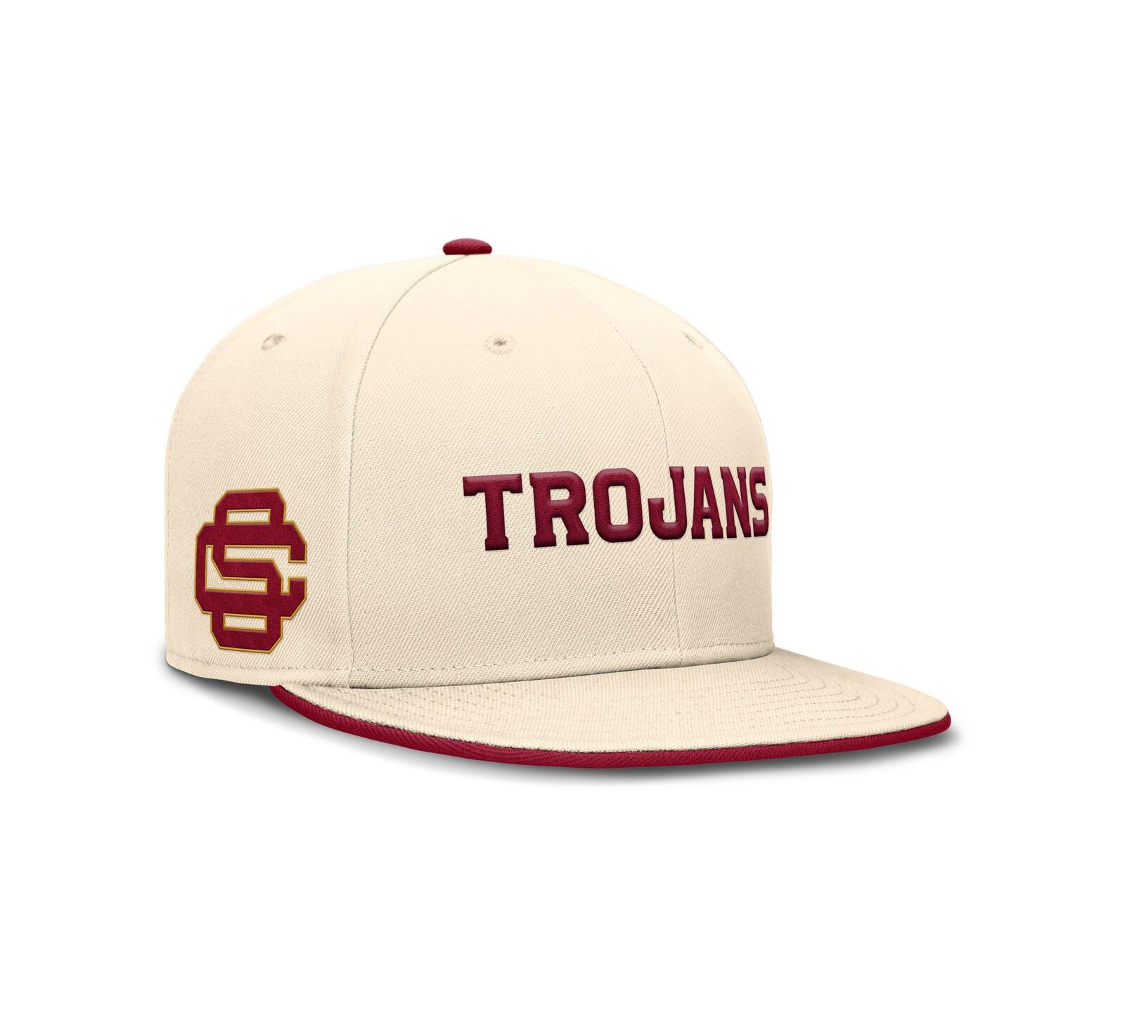 Мужская кепка Nike Natural USC Trojans Primetime True Performance Fitted