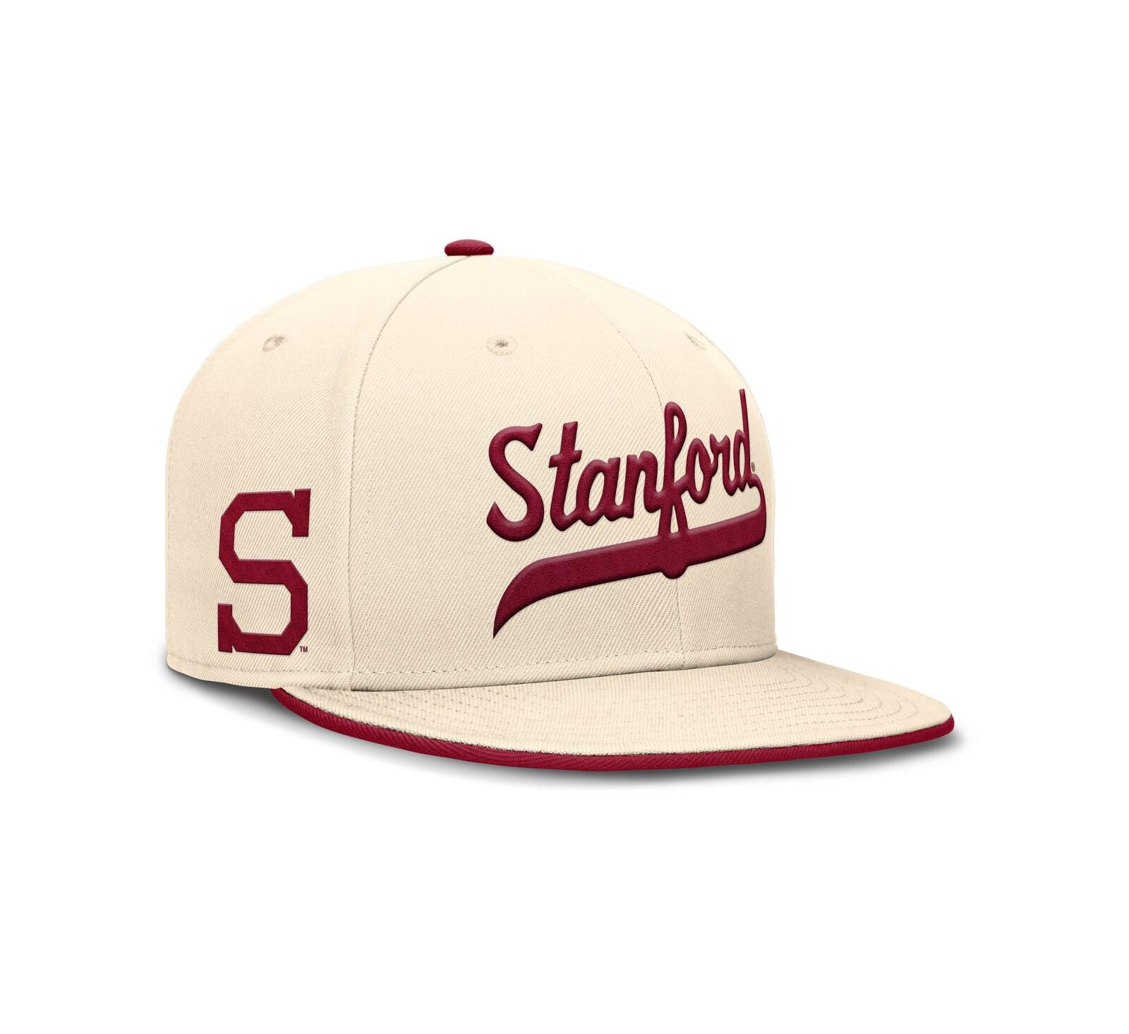 Мужская кепка Nike Natural Stanford Cardinal Primetime True Performance Fitted