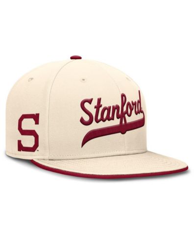 Мужская кепка Nike Natural Stanford Cardinal Primetime True Performance Fitted