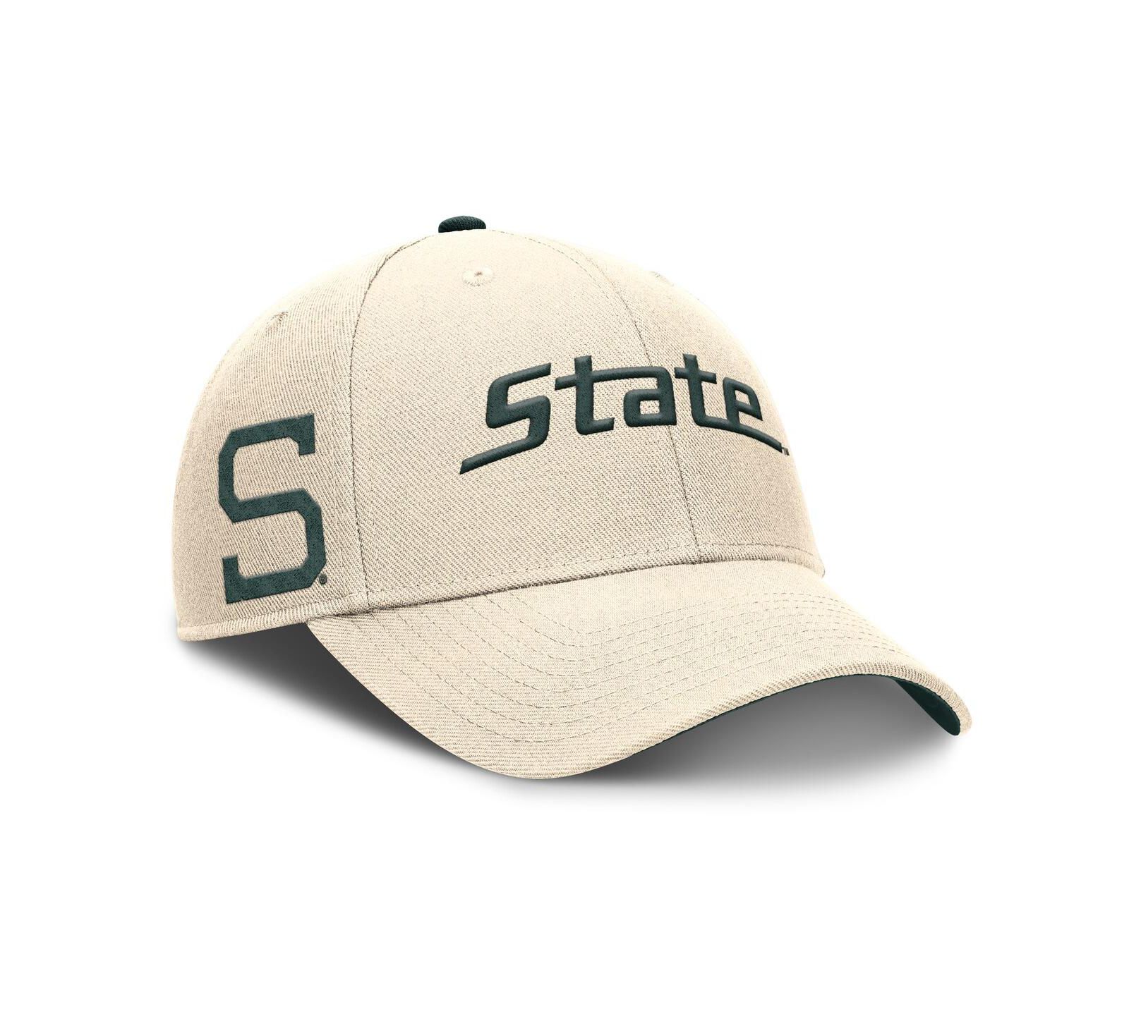 Мужская регулируемая кепка Nike Michigan State Spartans Primetime Rise