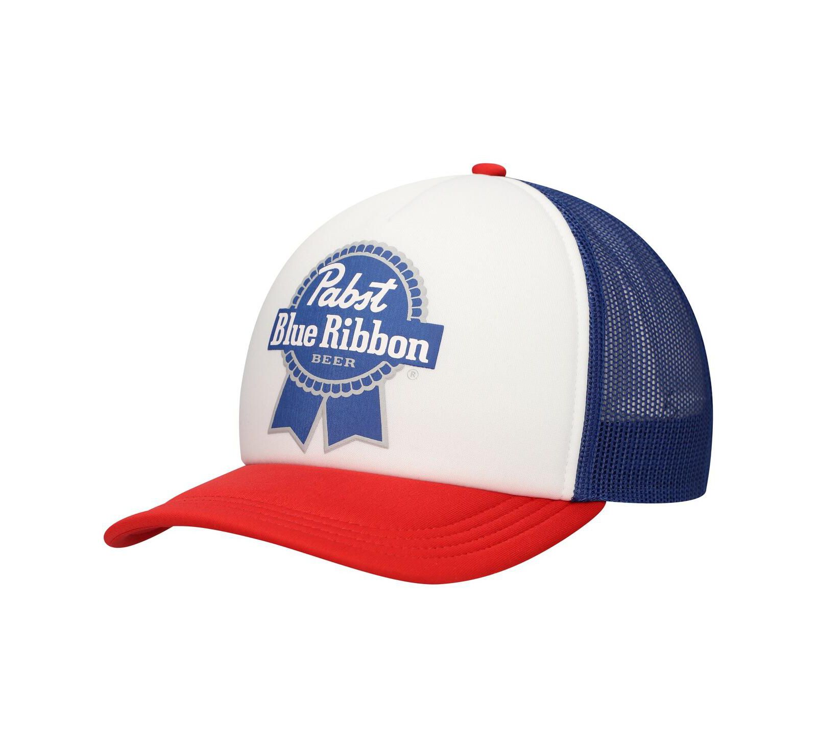 Мужская кепка Lids White Pabst Blue Ribbon Foam Trucker