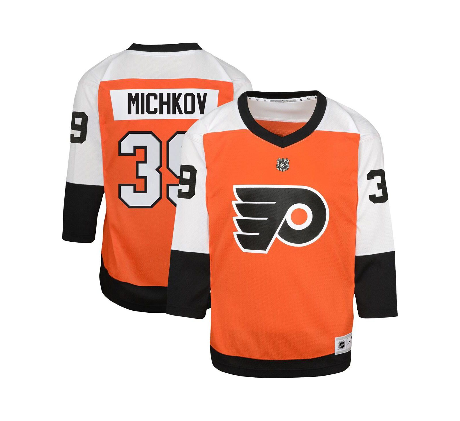 Outerstuff Matvei Michkov джерси Philadelphia Flyers для мальчиков и девочек оранжевый