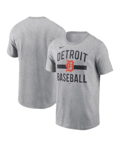 Мужская футболка Nike Heather Gray Detroit Tigers Arched