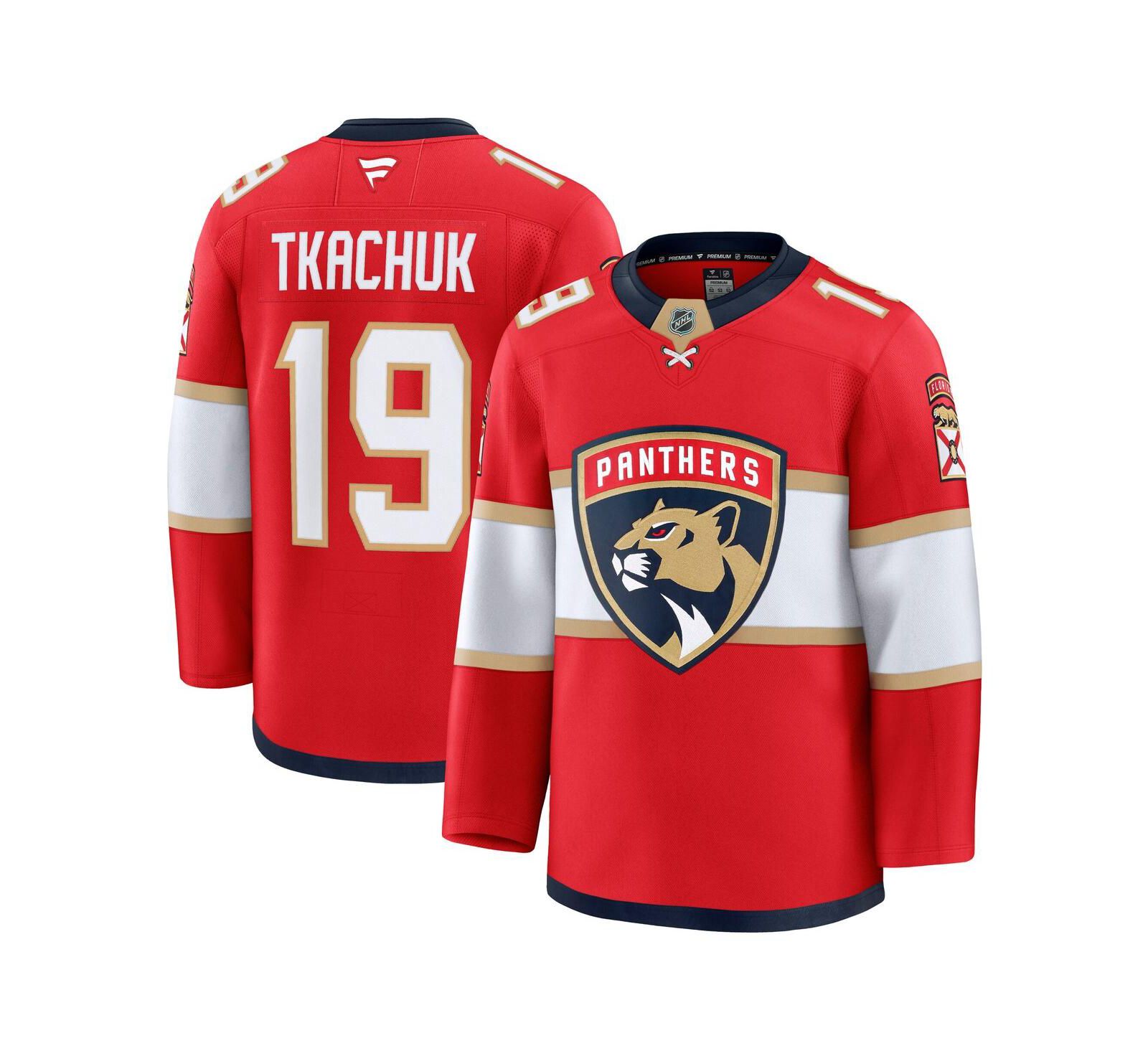 Fanatics Men's Matthew Tkachuk Red Florida Panthers Home Premium Jersey