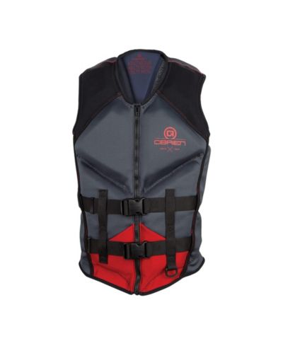 O'Brien 2221774 Men's Recon Flex Fit Neoprene CGA Life Jacket, Size Small, Red