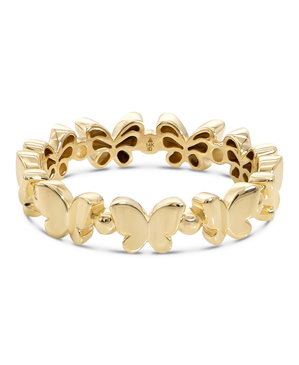 DEVATA Butterfly Ring in 14K Gold