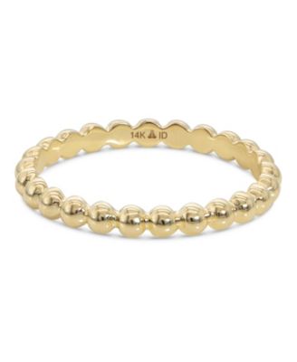 Кольцо DEVATA Bead in 14K Gold