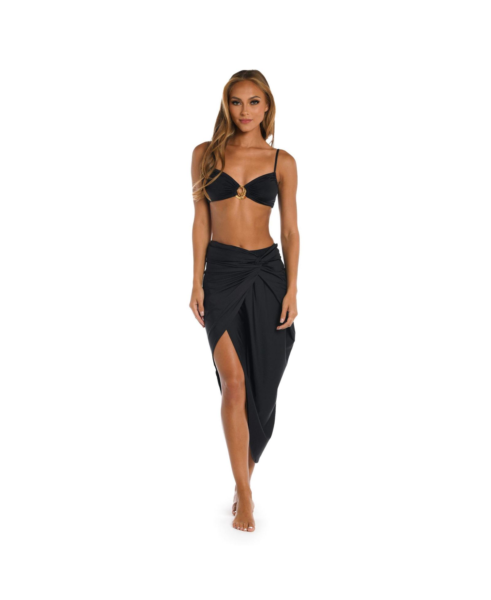 Sunshine 79 Женский накидка для плавания Sunshine Solids Convertible Faux Wrap