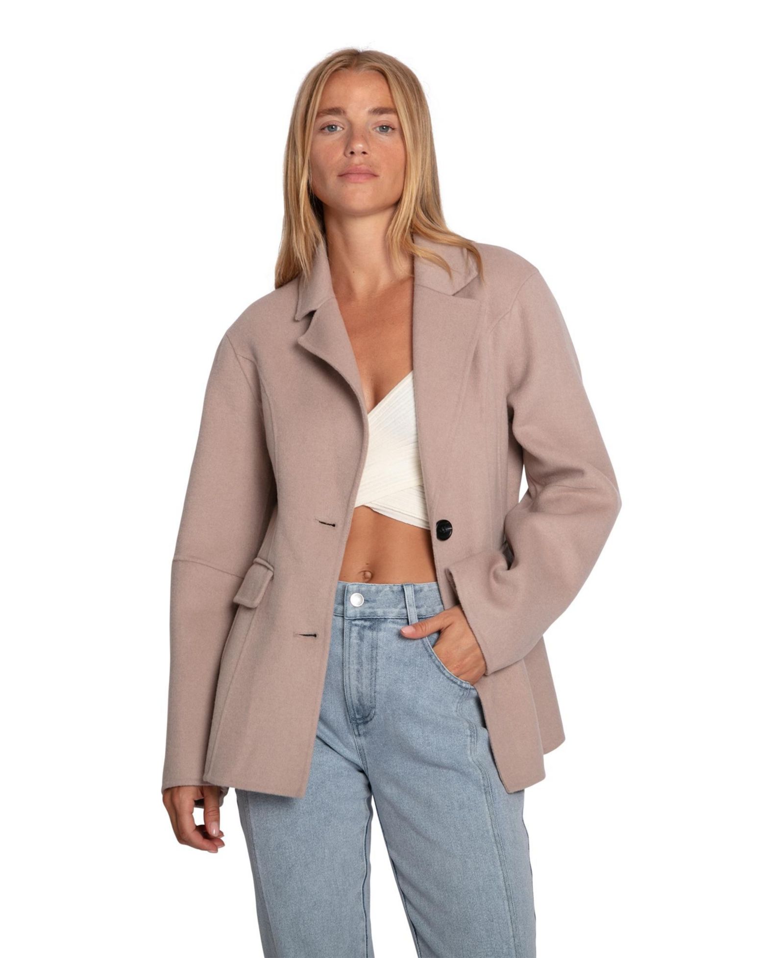 Belle & Bloom Women's Stuck On You Cinch Waist Coat