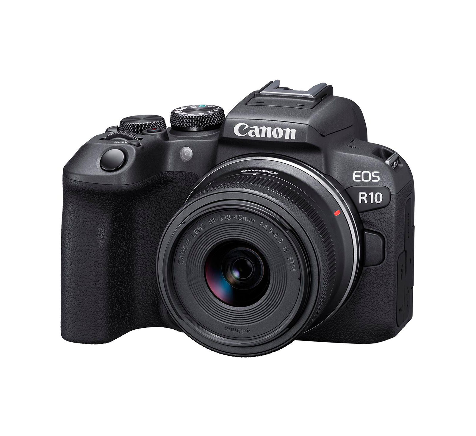 Зеркальная камера Canon EOS R10 с объективом RF-S 18-45mm f/4.5-6.3 IS STM