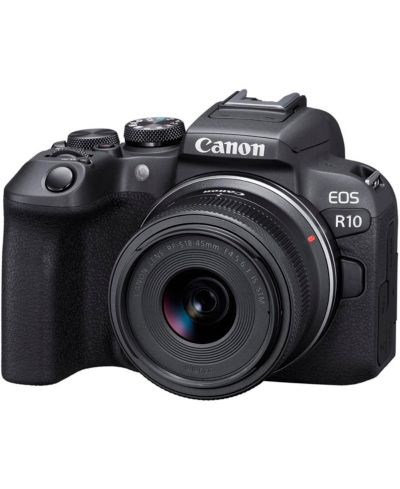 Зеркальная камера Canon EOS R10 с объективом RF-S 18-45mm f/4.5-6.3 IS STM
