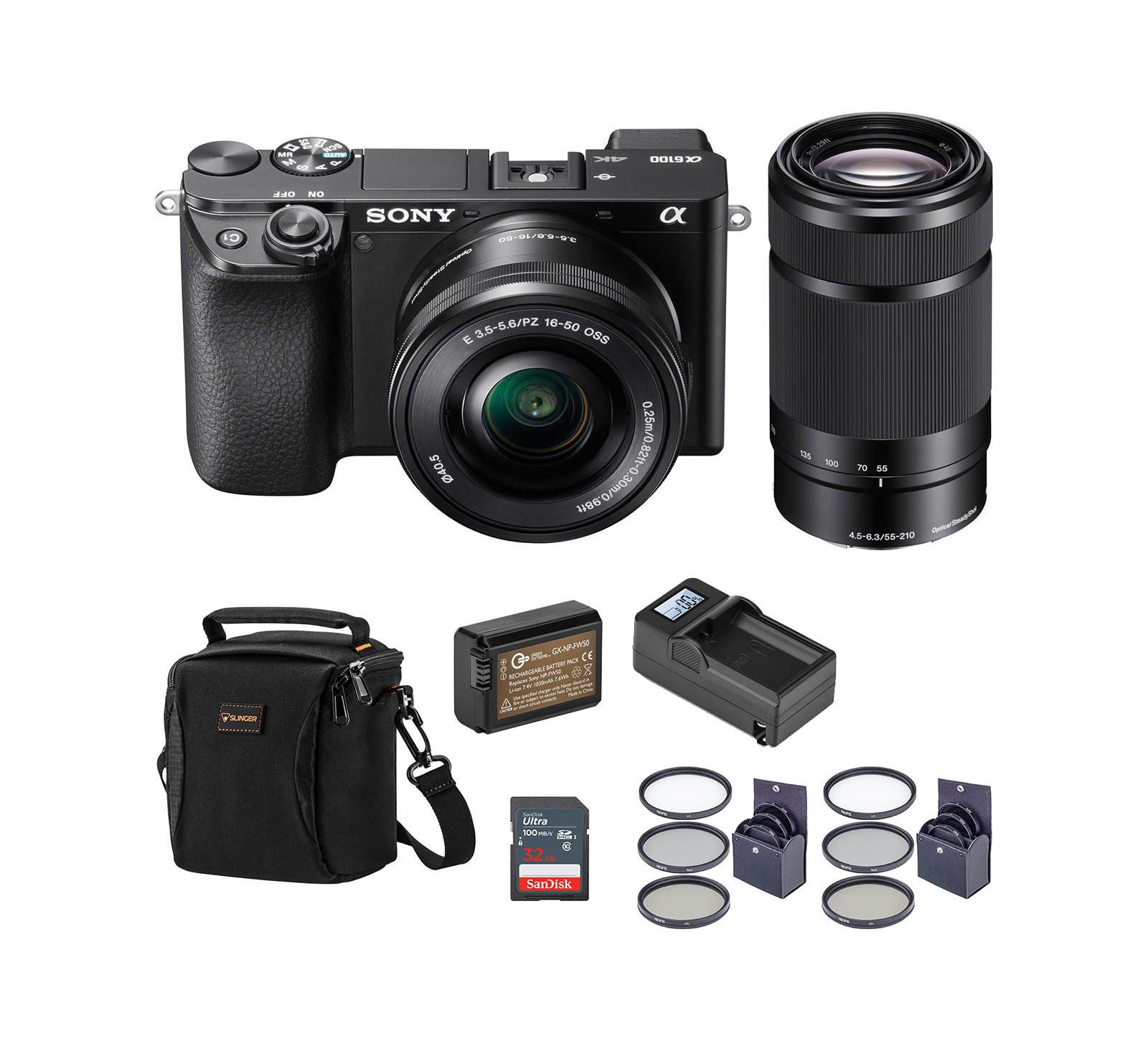 Sony Alpha A6100 24.2-Megapixel 4K Mirrorless Digital Camera