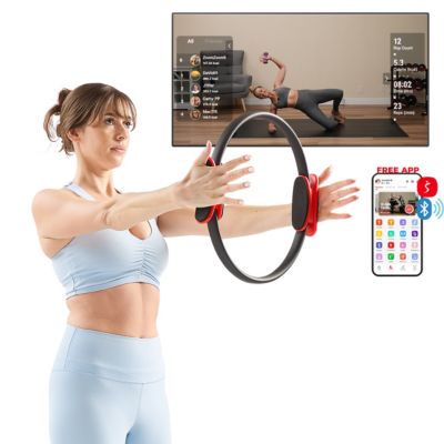 Пилатес-кольцо Sunny Health & Fitness 15”, тренажер для тонизирования и укрепления мышц кора