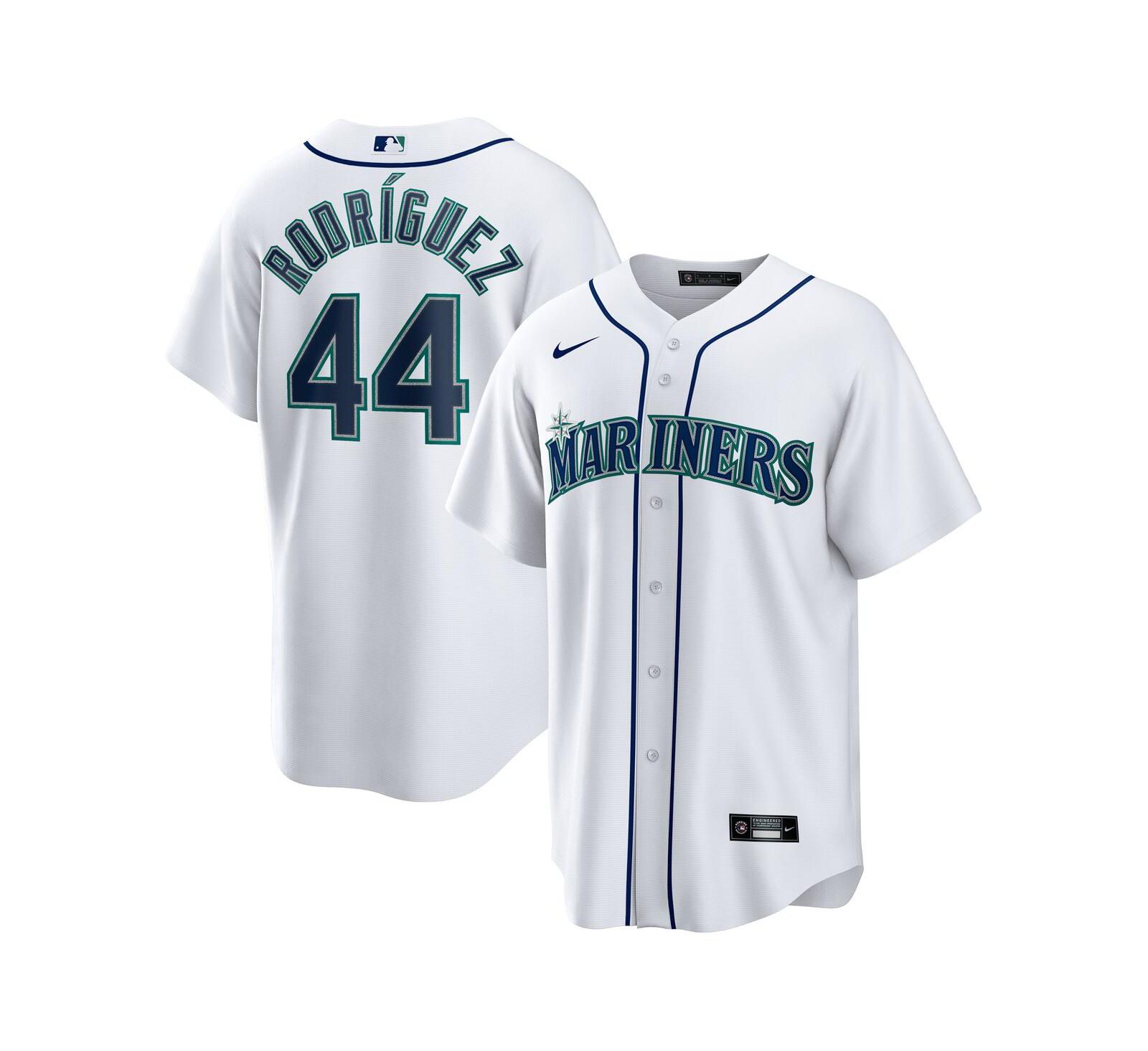 Nike Men's Julio Rodriguez White Seattle Mariners Home Replica Player Jersey