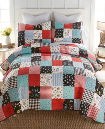 Donna Sharp Wild One Patch 3-Pc. Quilt Set, King