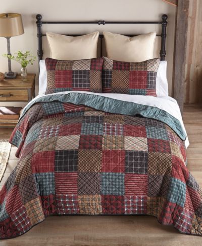 Комплект из 3 предметов Donna Sharp Appalachia Plaid Quilt Set, King