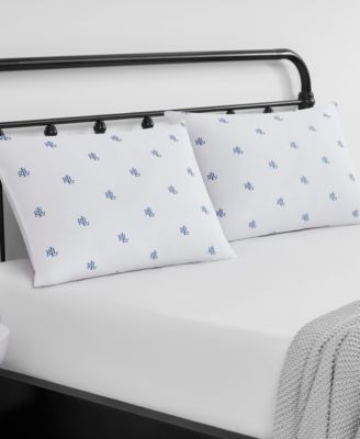 Lauren Ralph Lauren Logo Средная плотность, набор из 2 подушек, Standard/Queen