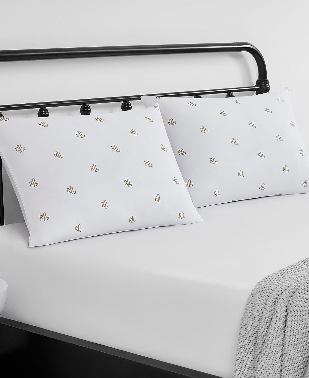 Lauren Ralph Lauren Logo Firm Density 2-Pack Down Alternative Pillow, King