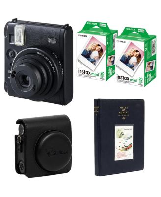 Fujifilm Instax Mini 99 Instant Film Camera, Black, w/2x Film, Photo Album