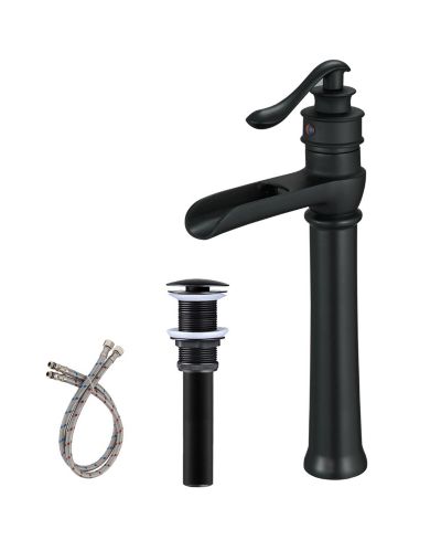 Greenspring Waterfall Single Hole Single-Handle Vessel Bathroom Faucet
