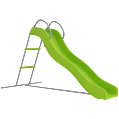 Детская уличная горка Qaba для возраста 3-8 лет, 5.7FT Wave Slide