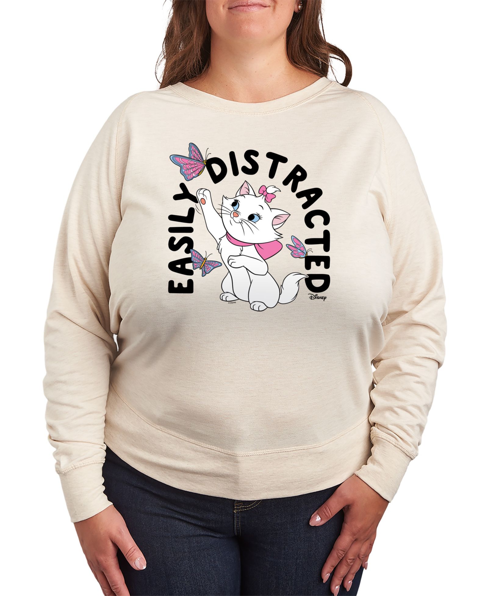 Футболка Plus Size Hybrid Apparel The Aristocrats Easily Distracted Graphic Pullover