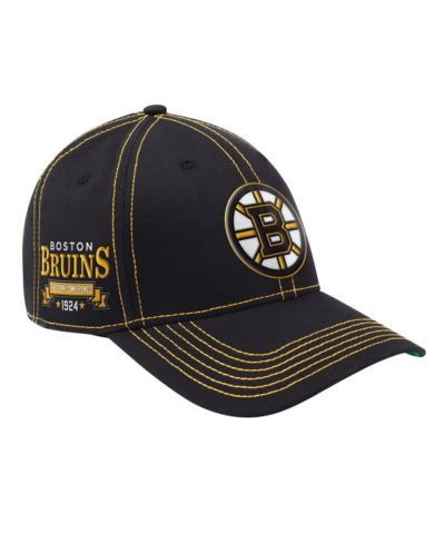 Мужская регулируемая кепка Starter Black Boston Bruins Sphere II