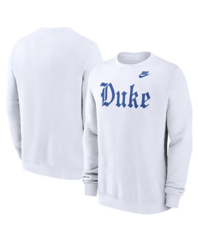 Nike мужское худи Duke Blue Devils Old English, белое