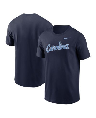 Мужская футболка Nike Navy North Carolina Tar Heels Baseball Wordmark