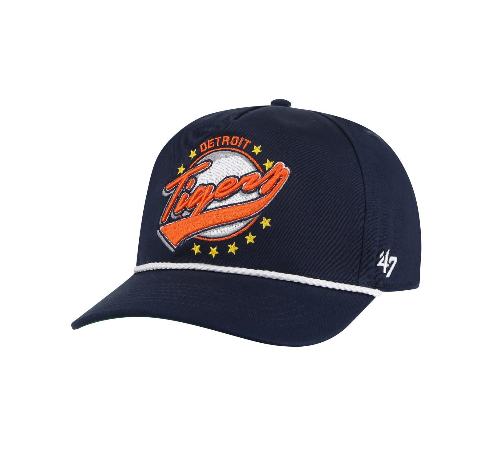 '47 Brand Мужская кепка Navy Detroit Tigers Wax Pack Collection Premier Hitch Adjustable