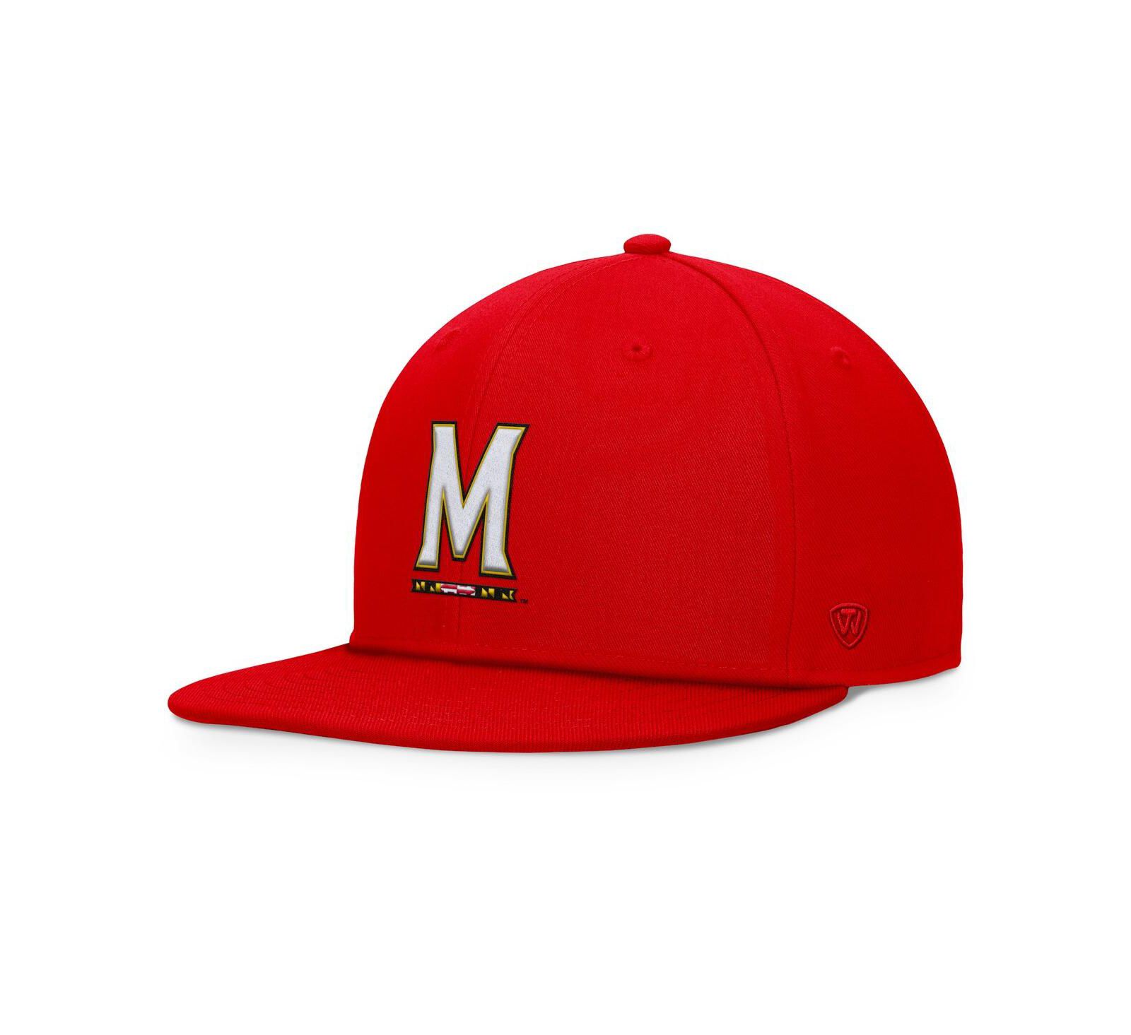 Top of the World Мужская кепка snapback Maryland Terrapins Red